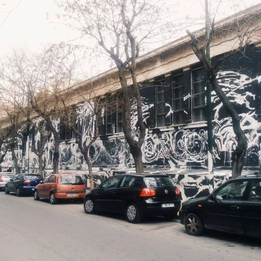 γκράφιτι που κάλυψε το Πολυτεχνείο