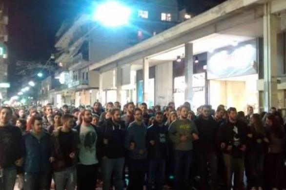  Πορεία στο κέντρο της Πάτρας πραγματοποίησαν φοιτητές του Πανεπιστημίου Πατρών