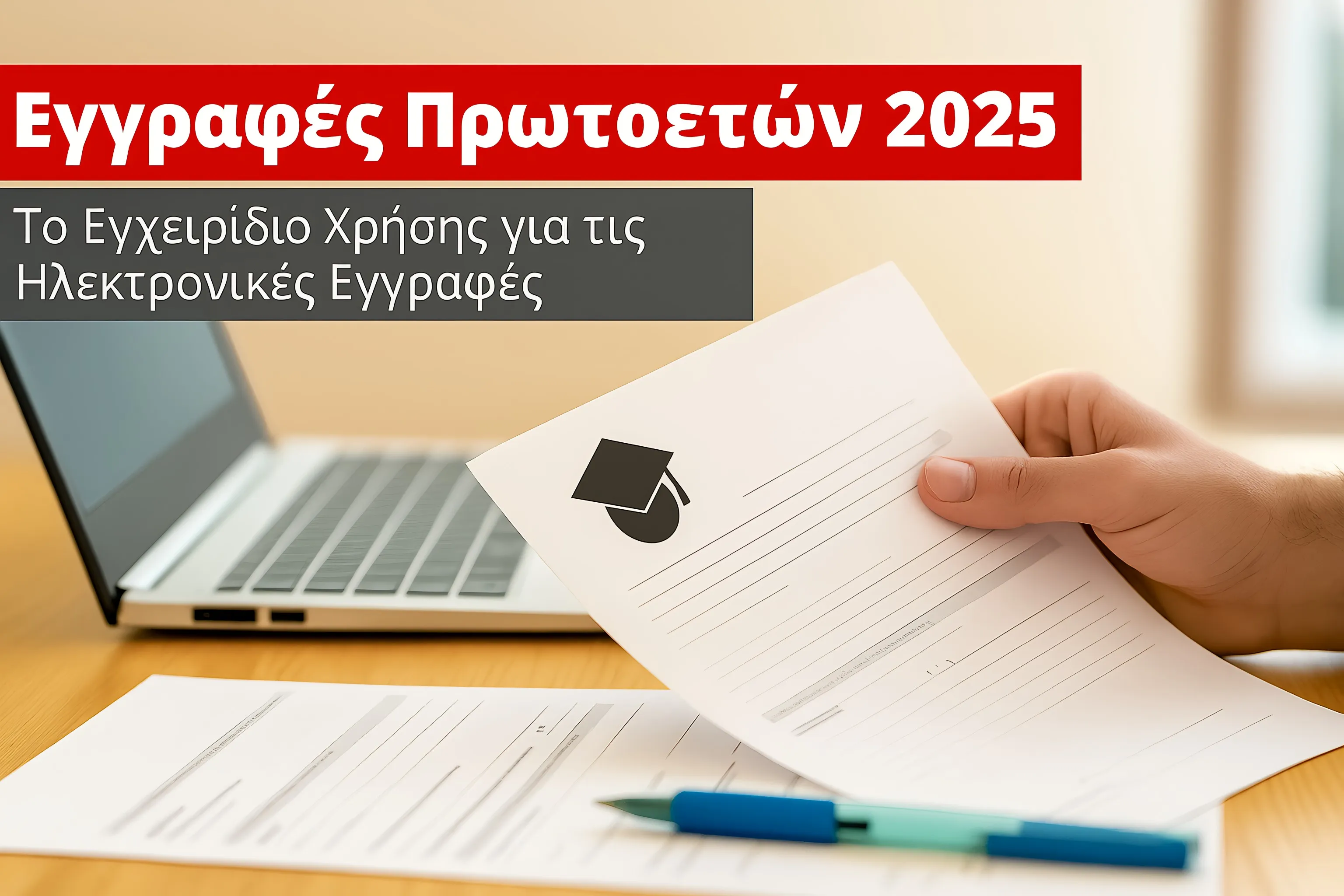 Εγχειρίδιο Χρήσης για τις Ηλεκτρονικές Εγγραφές Πρωτοετών 2025