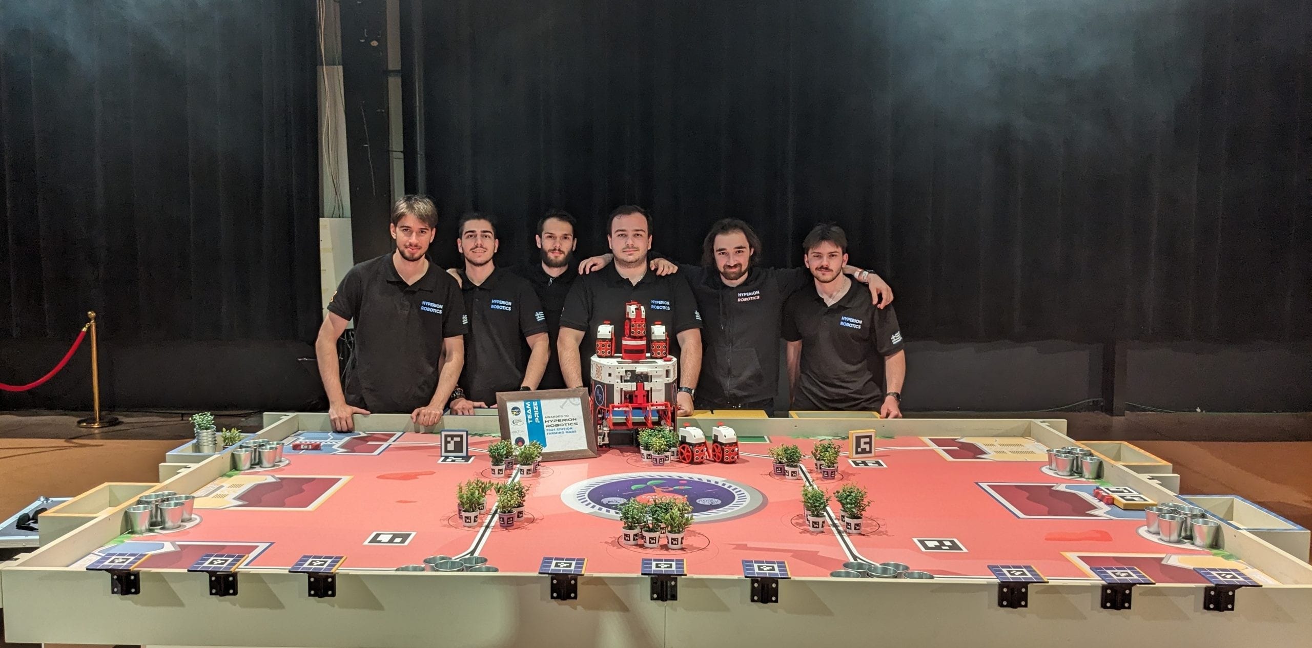  ΠΔΜ: Η φοιτητική ομάδα Hyperion Robotics απέσπασε το βραβείο "Team Prize" στον Ευρωπαϊκό Διαγωνισμό Ρομποτικής Eurobot 2024