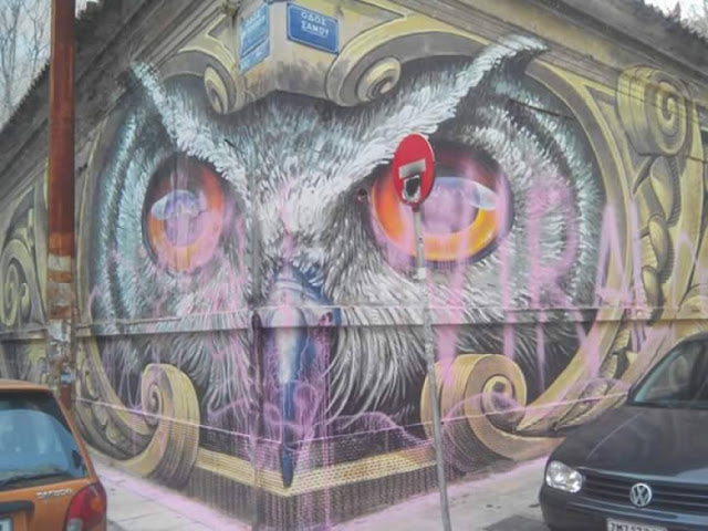 Βανδάλισαν το εντυπωσιακό γκράφιτι - Φοιτητές του ΤΕΙ Αθήνας ανέλαβαν την αποκατάστασή του!