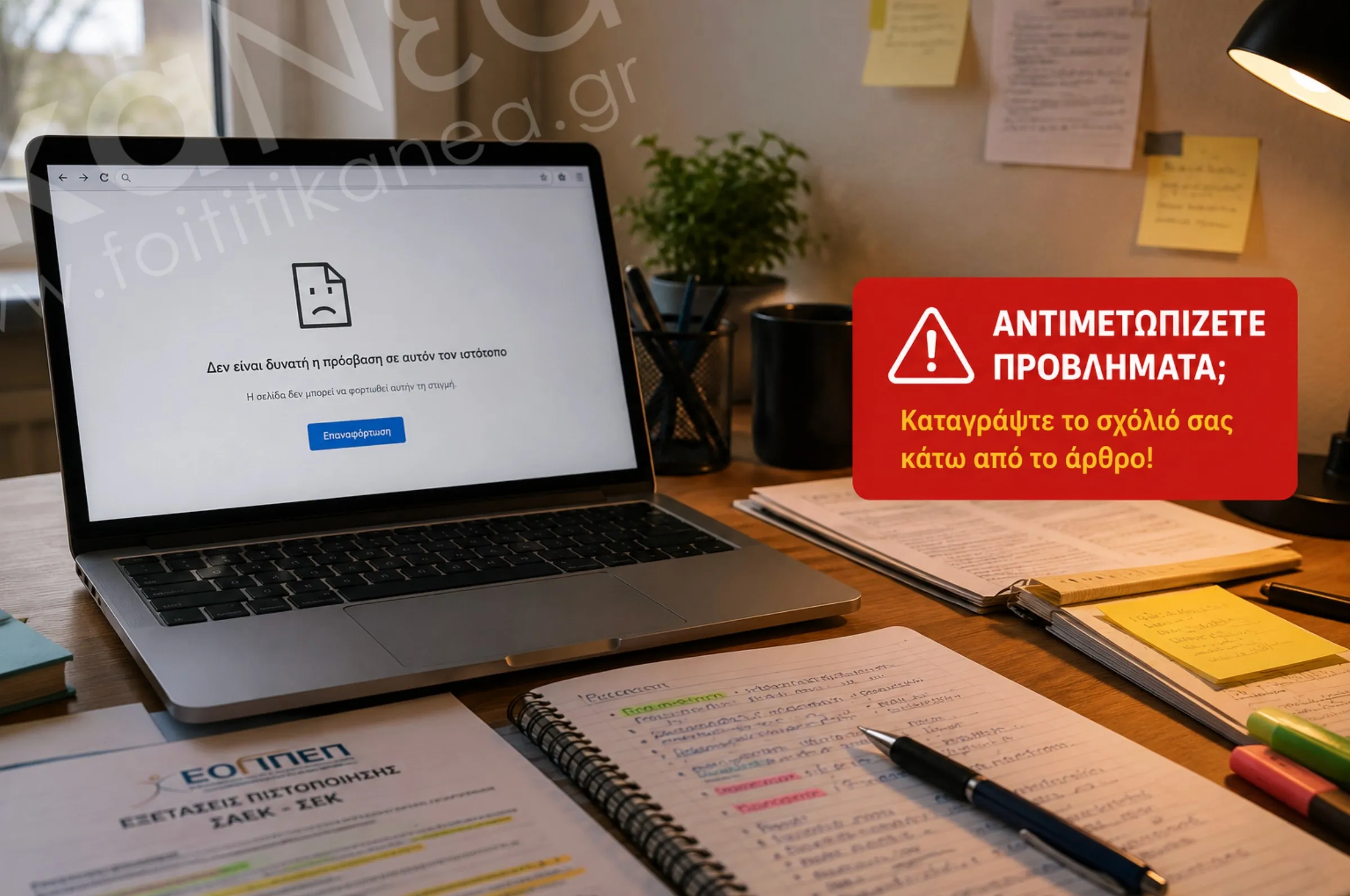 ΕΟΠΠΕΠ για εξετάσεις πιστοποίησης ΣΑΕΚ