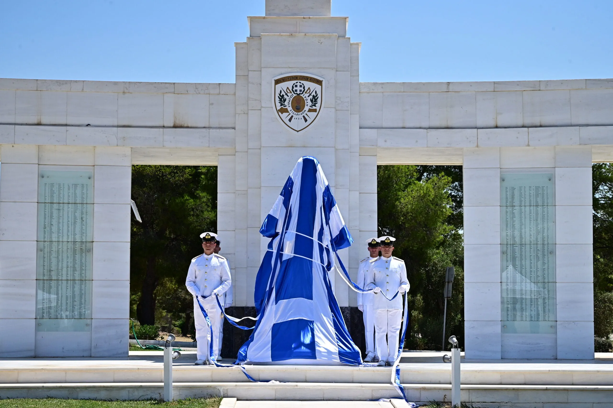 Αποκαλυπτήρια του Αγάλματος του Ιωάννη Καποδίστρια στη ΣΣΕ, ιδρυτή της Στρατιωτικής Σχολής Ευελπίδων και πρώτου Κυβερνήτη της Ελλάδας